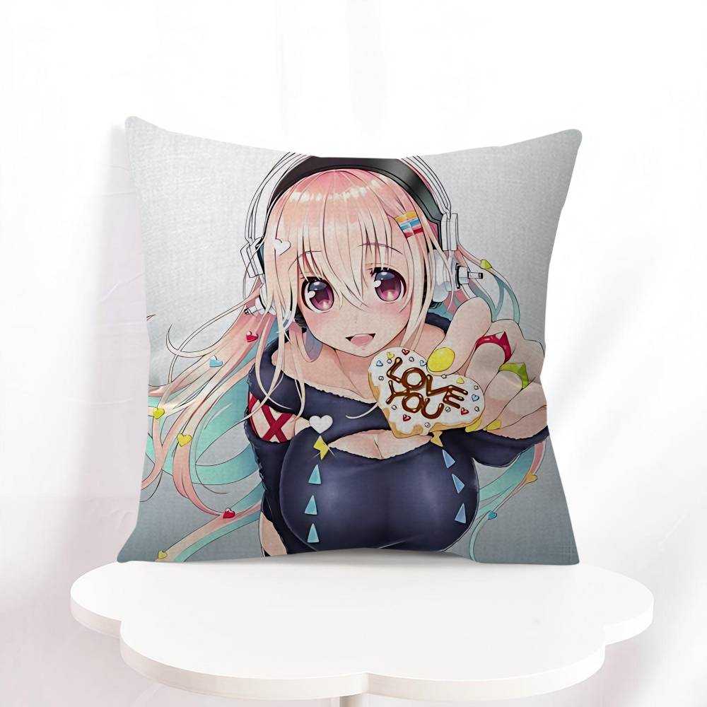 S-Super S-Sonico Kissenbezüge Heim Bettwäsche Dekorative Kissenhülle Hochzeit Superweicher Kissenbezug