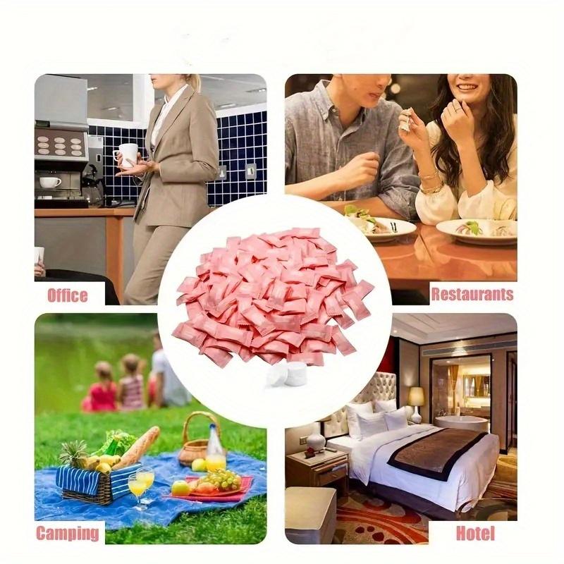 50pcs Disposable Compressed Towels  Portable Disposable Absorbent Towels  Suitable For Outdoor Travel And Camping