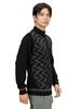 Bridgestone Golf Men's ZGM01B Open-Front Sweater, Black