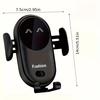 30W Car Wireless Charger Auto Mount Phone Holder Sucker Support For iPhone 14 13 Pro Max Samsung Xiaomi Redmi Infrared Induction