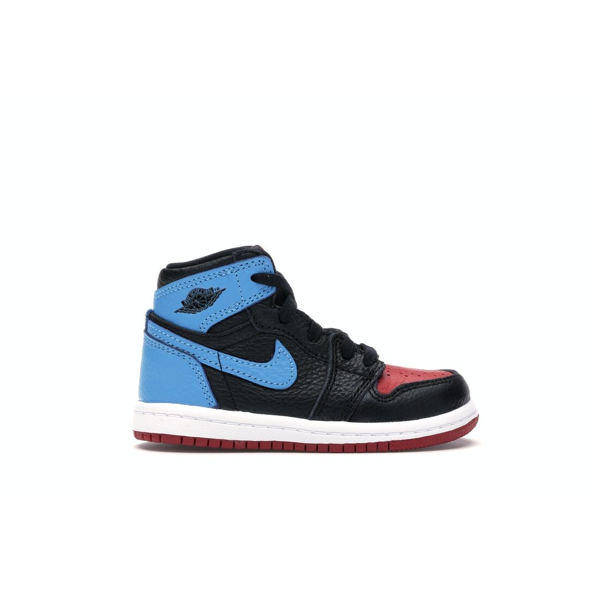 

Детские кроссовки Air Jordan 1 Retro High OG TD NC to Chi черные CU0450-046