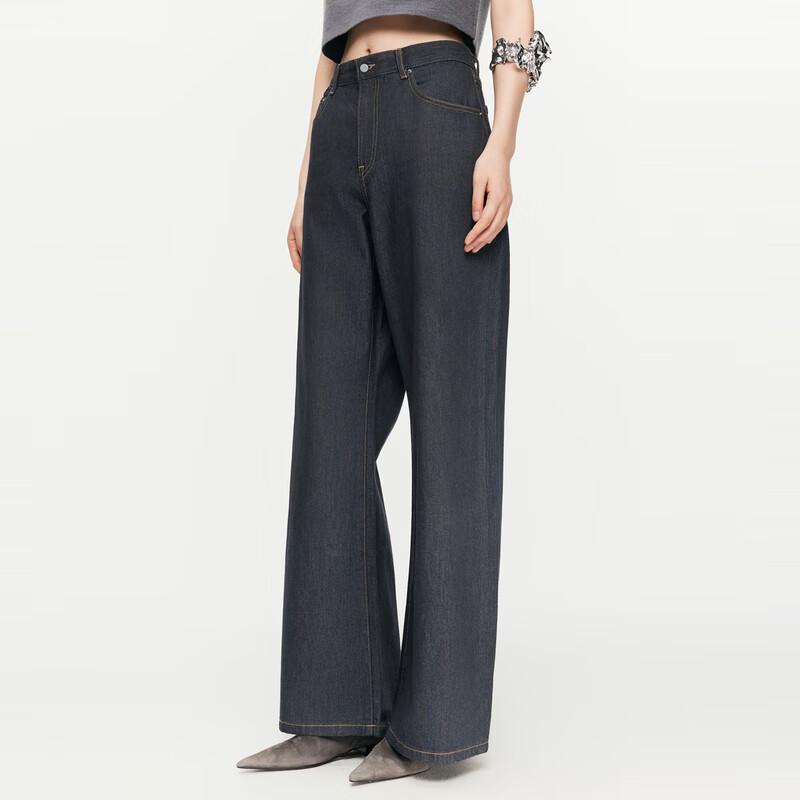 

JNBY Women s 2024 Autumn Wide-Leg Denim Jeans M