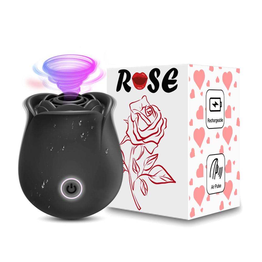Powerful Rose-Toy Sucking Vibrator Female Sucker Clitoris Oral Nipple Vacuum Stimulator Adults Supplies Goods Sex Toys for Women