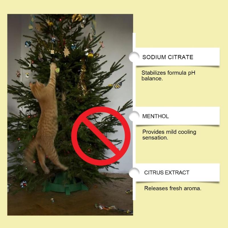 Katzenabwehrmittel für Innen und Außen, Effektive Kratzstopper für Katzen Trainingshilfe für Möbel Sofas Katzenabwehr Sprays