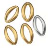5pcs Stainless Steel Irregular Bezel Blank Gold Color Charms Pendants Connectors for DIY Earrings Necklace Jewelry Making