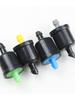 Complete Set of Barbed Pipe Fittings: Drip Irrigation Connectors Direct Elbow Tee Plug for 16/20/25mm Pipes