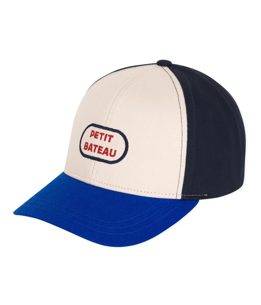 Petit Bateau Cap A09IA Milky Age 128cm White/Navy, 8,