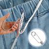 Biegsamer Feder-Kordelzug-Einfädler-Clip Hosen Hoodies Gummiband Schnürsenkel Flexible Kordel Einfädler DIY Nähzubehör