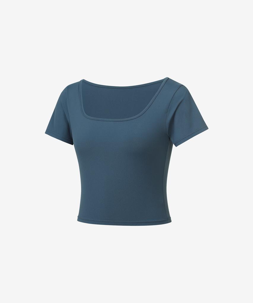 GRANDE LINE Elsoft Square Neck Crop Top_10 Colors