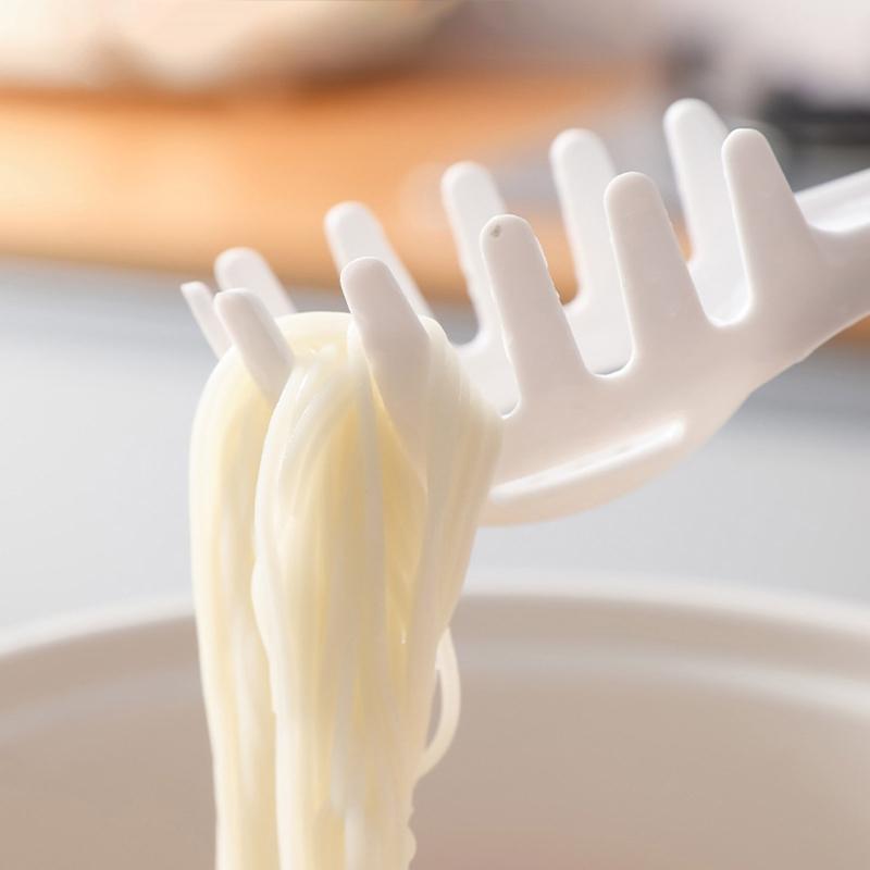 Noodle Spaghetti-Ladle Slot Spoon Food Grade Plastic Colander Kitchen Gadget Gift for Cooking Lover Easy Use Clean Tool