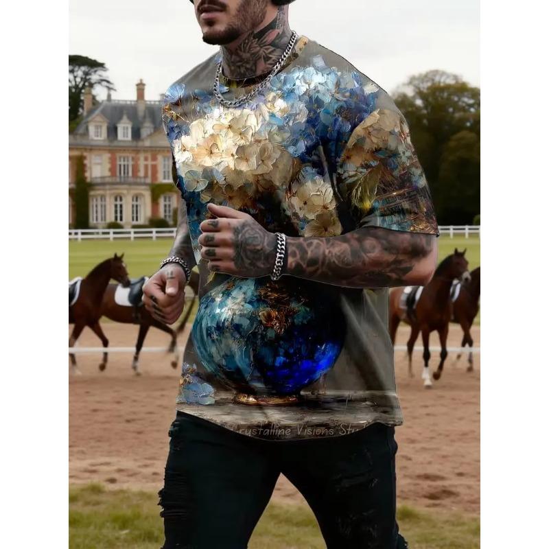 

New men s short sleeve T-shirt 8XL