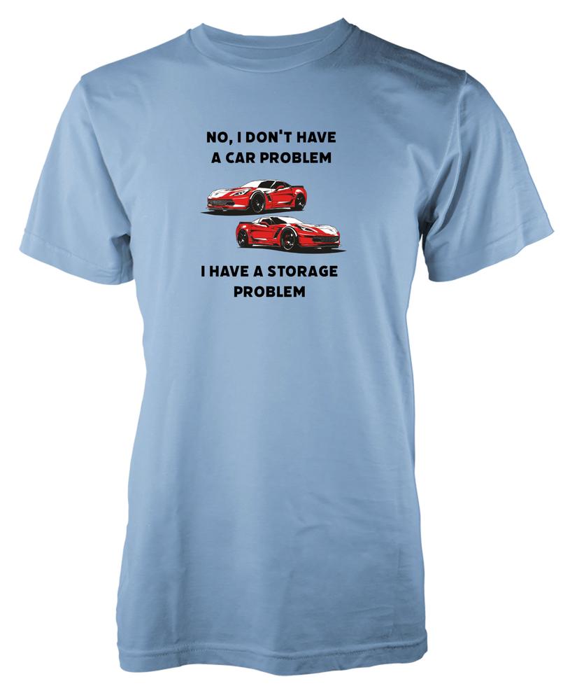 Free Personalisation Car Storage Problem Funny Cotton TShirt Adult Kids