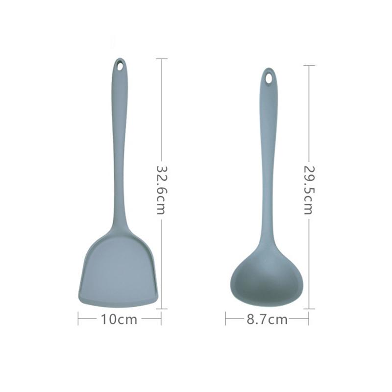 Non-Stick Pan Spatula, Kitchen-Specific Silicone Spatula, Silicone Cookware, Cooking Ladle, Food-Grade Silicone Spatula