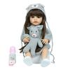 22 Zoll Reborn Baby Doll Cosplay Schwein Volles Silikon Vinyl KEIUMI Langes Haar Neugeborene Babypuppen Reborn Kinder Geburtstagsgeschenke