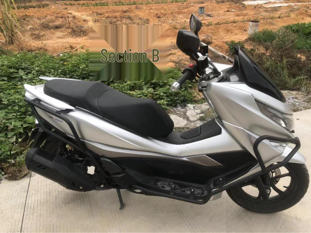 Haojue UHR150 Universal Motorcycle Carbon Steel Anti-Collision Frame Guard