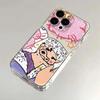 Lazy Cartoon Pig Colored Graffiti Phone Case For IPhone 17 17e 16e 15 14 13 12 11 16 ProMax Plus Oil Painting Soft Durable Cover