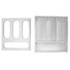 Food Storage Bag Container Bamboo Polished  Drawer Design Food Bag Storage Box for Kitchen Home