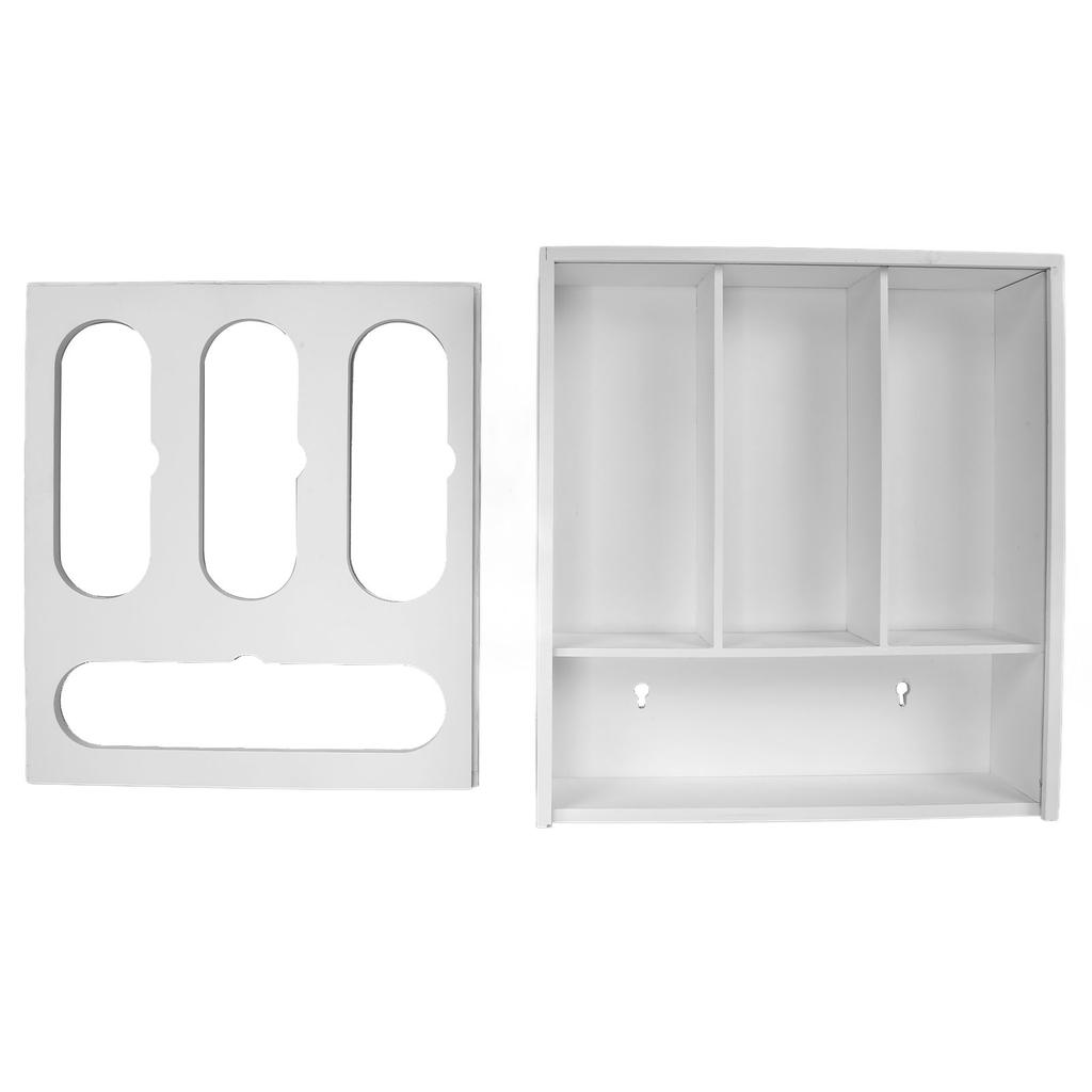 Food Storage Bag Container Bamboo Polished  Drawer Design Food Bag Storage Box for Kitchen Home