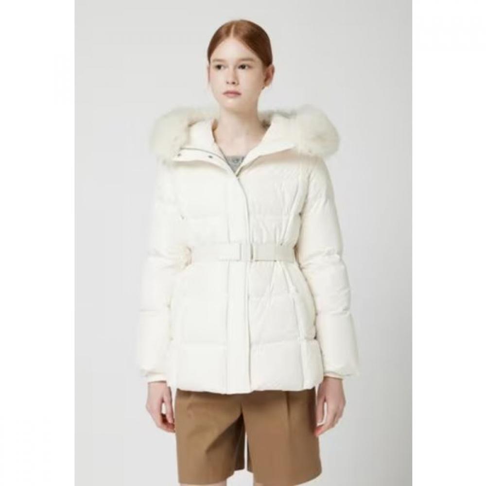 Cc Collect Fuchspelzgürtel Halbdaunenjacke C254psg185