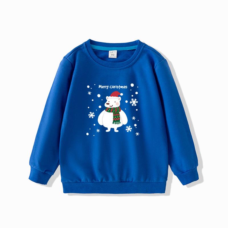 2023 Children's Spring Pullover: Little Snowman Christmas Hoodie and Base Layer Shirt