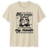 Funny Cat I Try To Be A Nice Person But Sometimes TShirt Sarcastic Unisex T-Shirt