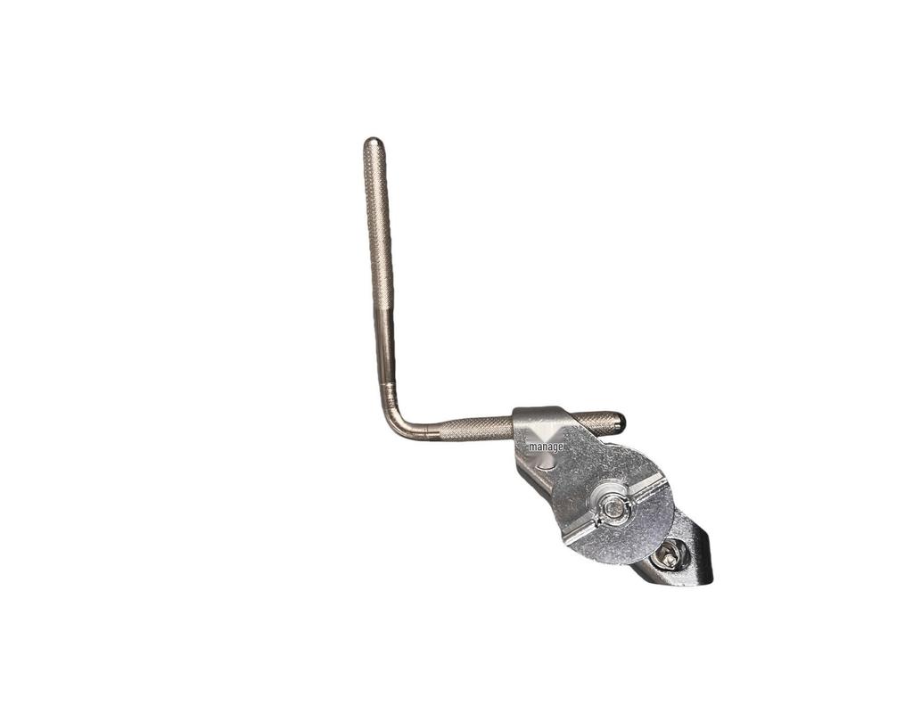 Dual Quick Lock Drum Rack and Cymbal Clamp with Multi-Function Cowbell Holder