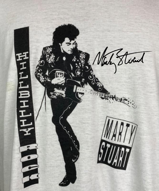 Vintage Marty Stuart Signature For Fans Cotton White All Size Unisex Shirt AG468 Unisex T-Shirt XXXXL