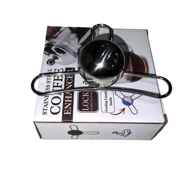 Coffee Frozen Ice Balls Stainless Steel Coffee Ice Balls Cold Brew Coffee Balls Reusable Stainless Steel Ice Ball Holders