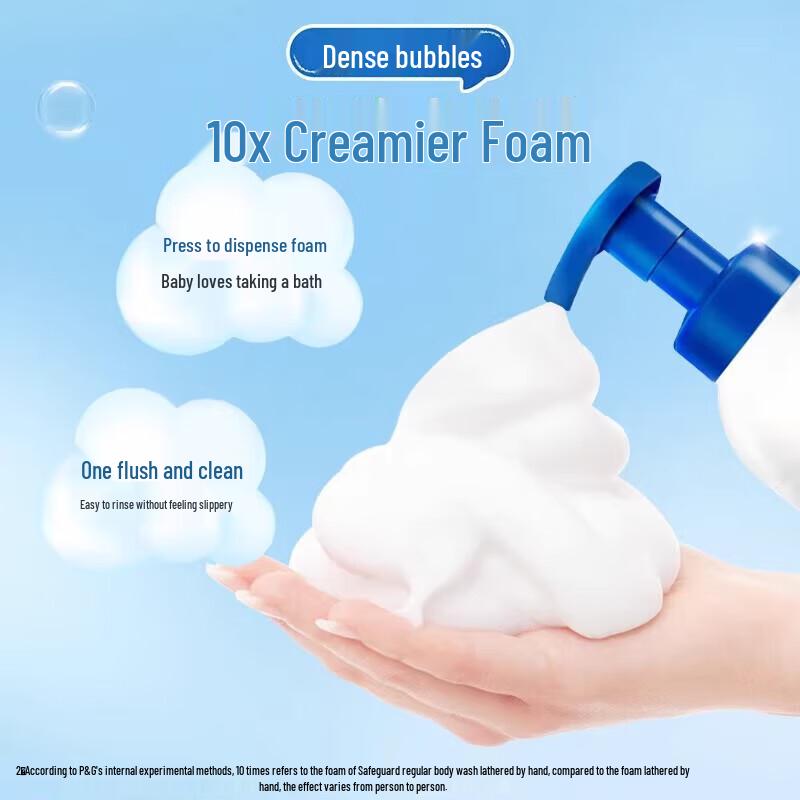 Safeguard Kids 2-in-1 Bubble Shampoo & Shower Gel