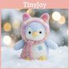 Plush Penguin Toy With Scarf And Hat For Kids Birthday Gift