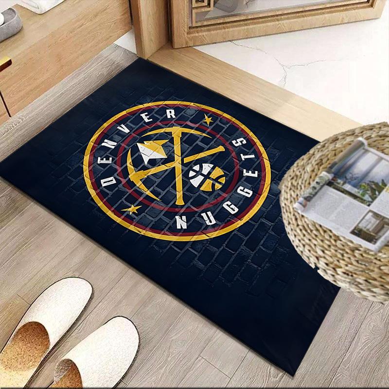 Denver Basketball Team Carpet, Kitchen Rugs, Yoga Mat, Non-Slip Mats, Rug for Bathroom, Living Room bedroom, Camping Rugs Christmas Gift