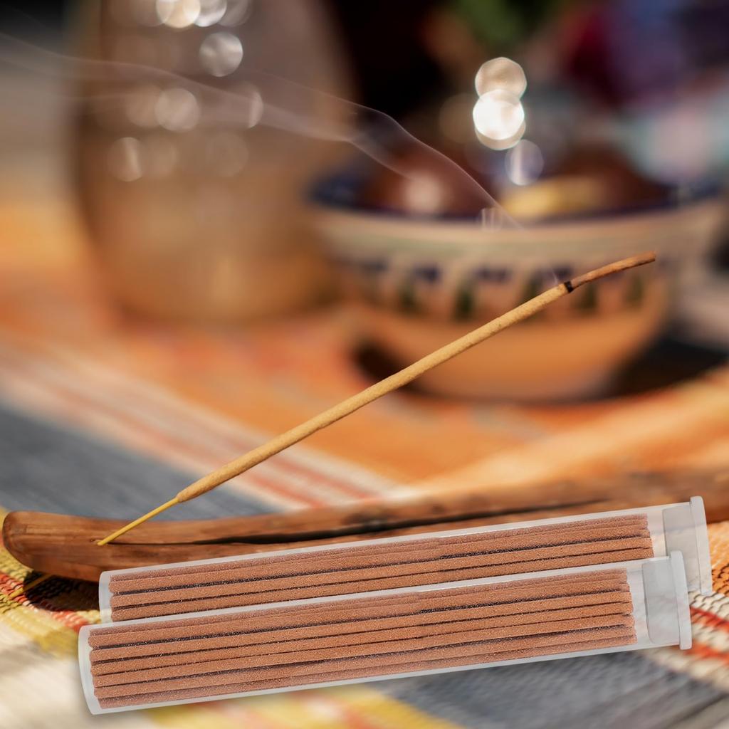 DECHOUS Incense Case, Incense Holder, Holds 6 Incense Sticks, Acrylic Incense Sticks, Portable Incense Case, Buddhist Altar, Incense Stick Storage,