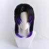 Japonia Anime Demon Slayer: Kimetsu no Yaiba Kochou Shinobu Perucă Cosplay Kochou Shinobu Violet Negru Perucă Costume + Ac de păr
