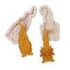 1pc Santa Head Silicone Mould Christmas Cake Decorating Tools Silicone Santa Claus Fondant Cake Molds For Baking Sugar Paste