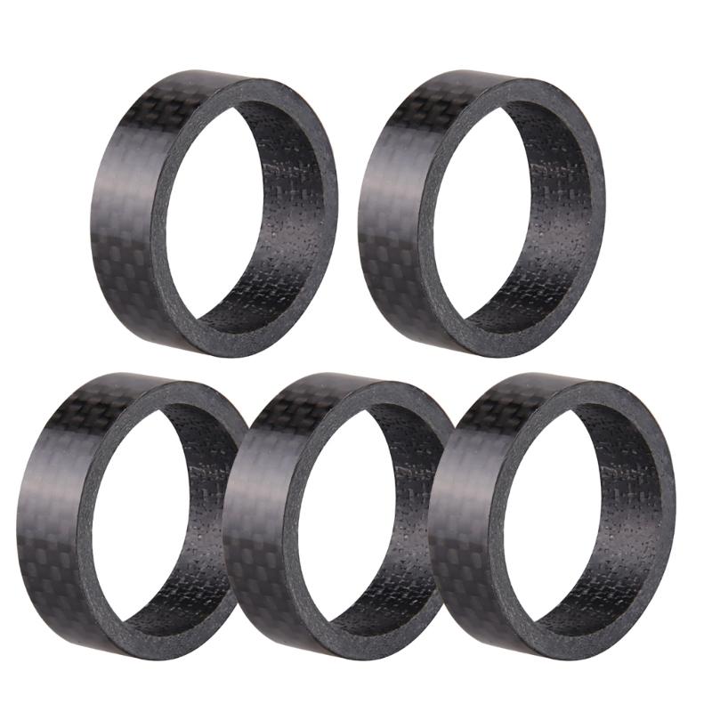 5Pcs Bicycles Headset Spacer Bike Front Stem Fork Washer for Mountain, Road Bike
