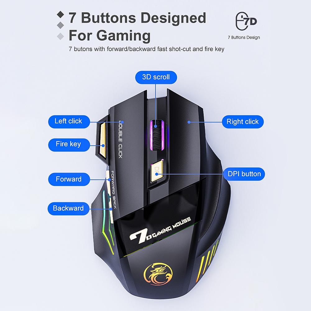 Как разобрать мышку imice x7 gaming