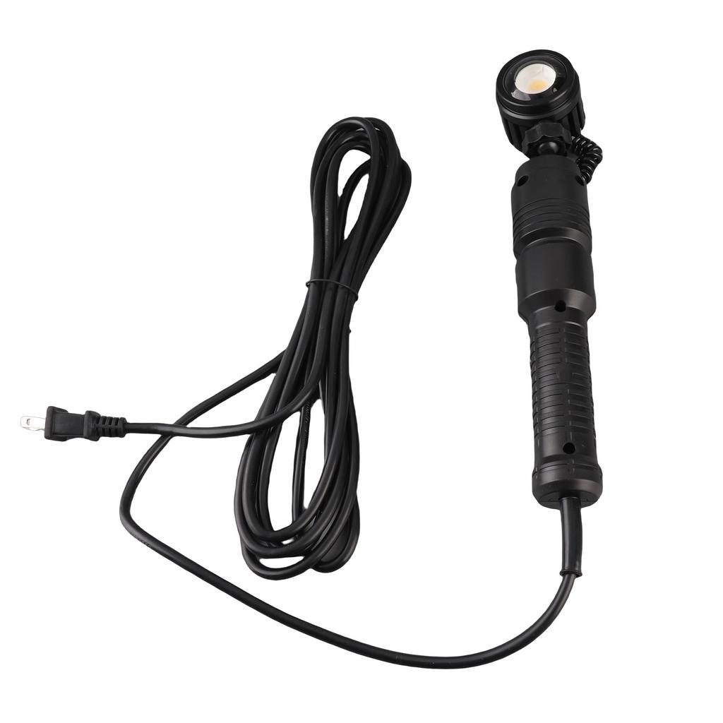 Plug in LED Work Light with 33FT Cable Magnetic Back 360 Degree Rotating Head Portable Lamp for Indoor Outdoor Use 60W