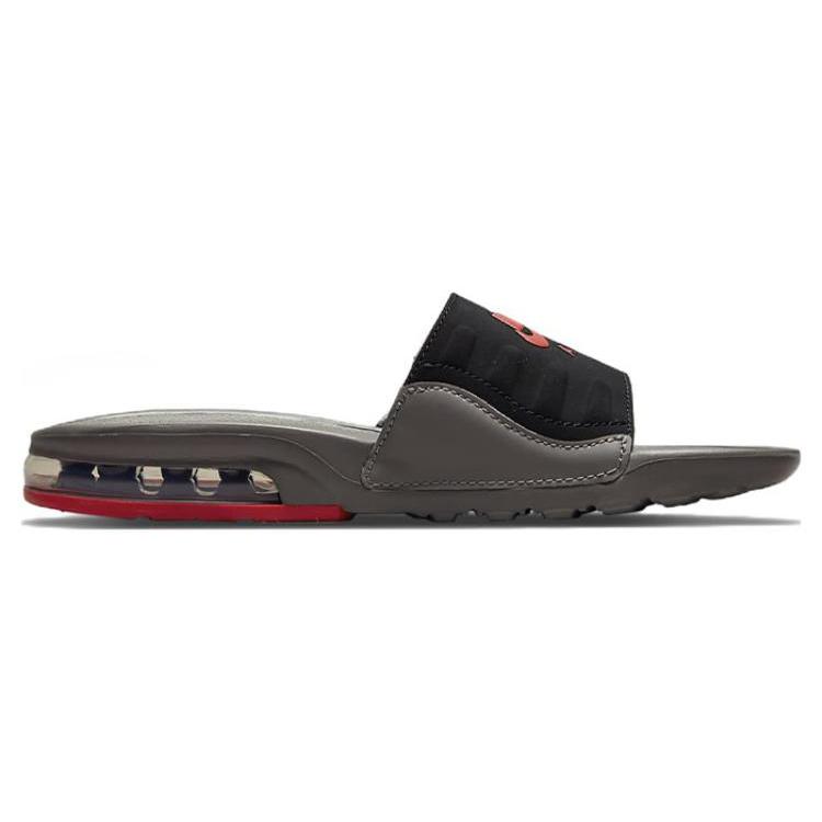 New Nike Air Max Camden Slide 'Flat Pewter Siren Red' Gs CZ4665-002
