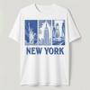 New York City T-Shirt Vintage Statue of Liberty Empire State Times Square NYC