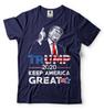 Donald Trump President Tshirt 2024 Elections Keep America Great Trump Shirts