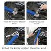 Professional Grade Offset Extension Wrench 4 Adapter Set Zero Offset Wrench Set  Home Garage