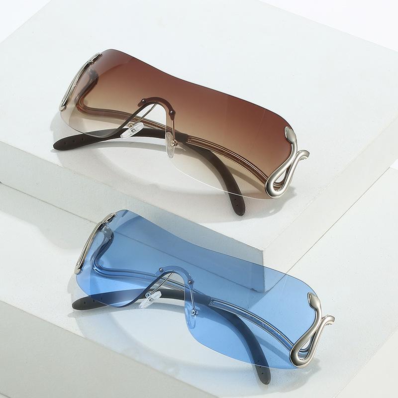 One-Piece Sunglasses, Personalized Animal One-Piece Y2K Cobra Snake Sunglasses For Women