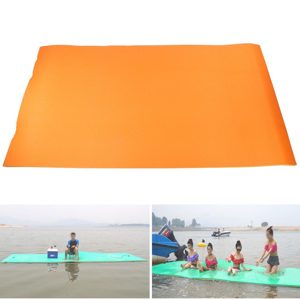 XPE Cotton Water Floating Mat Blanket Sea Inflatable Air Cushion Bed Toy Swimming Equipment for Adults Children
