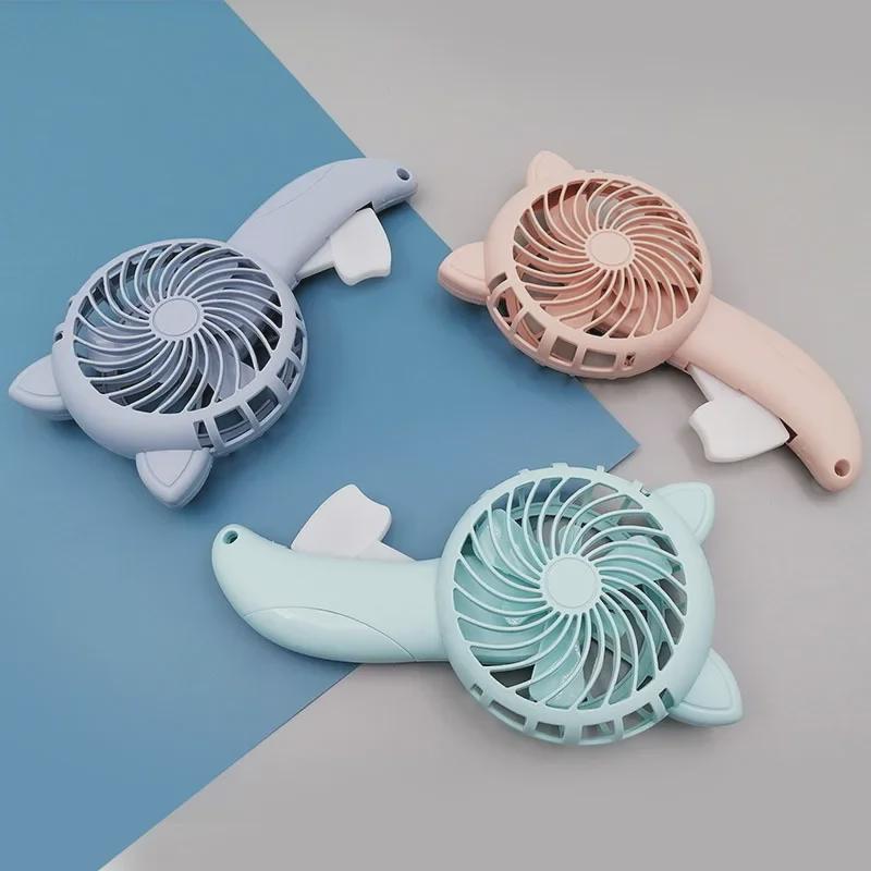 Hand-Pressed Cat Ears Fan: Manual Operation, Battery-Free, Portable Kitten Fan