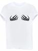 Funny Skull Skeleton Hand Print T Shirt Women Short Sleeve O Neck Loose Tshirt 2020 Summer Women Tee Shirt Tops Camisetas Mujer