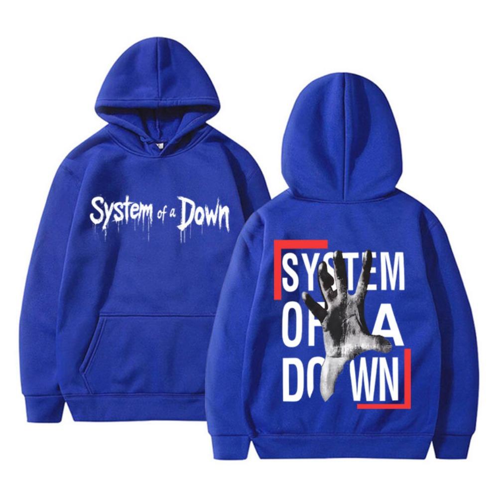 System of A Down Double Sided Print Hoodie Men Women Rock Vintage Fleece Sweatshirt Men's 90s Alternative Metal Merch