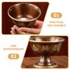1pcs Temple Water Cup Offering Cup Retro Style Water Container For Temple Home Office Buddhist Supplies Ritual Bowl