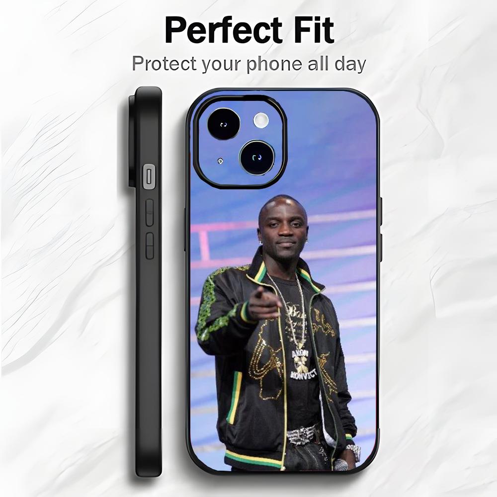 Akon Pop Star A-Akon singer Phone Case Phone Case Soft Packaging Lightweight For iPhone17 16 15 14 13ProMax