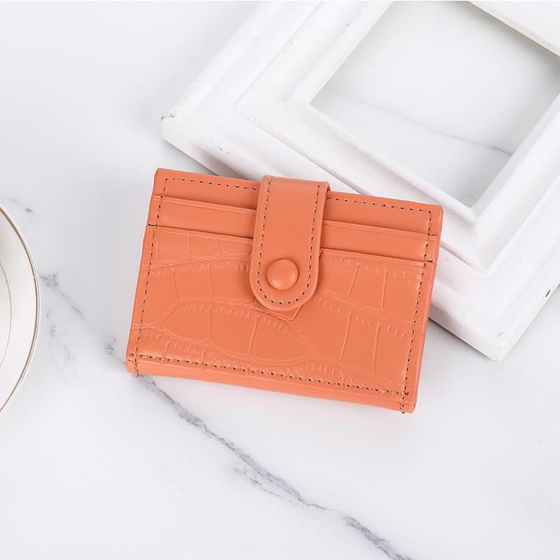 

Wholesale Urban Minimalist Style Student Wallet With Crocodile Texture And Multi-card Slots помаранчевий