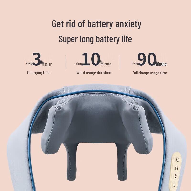 Jiaao Neck and Shoulder Kneading Massager Pillow with Heat